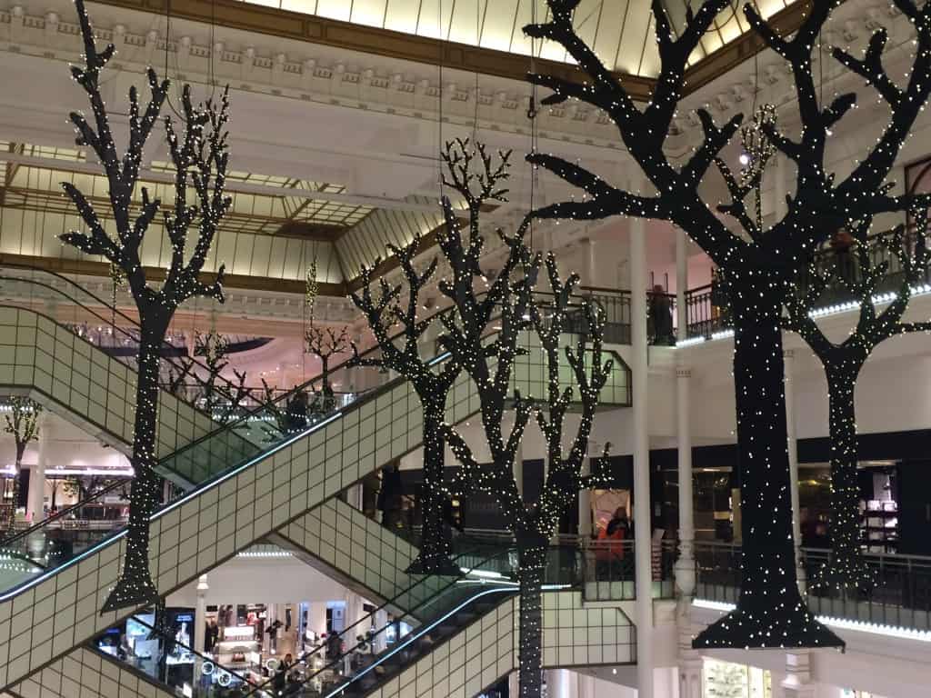 inside le Bon Marché Paris 