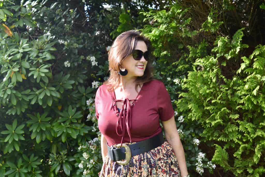 Styling a maxi skirt