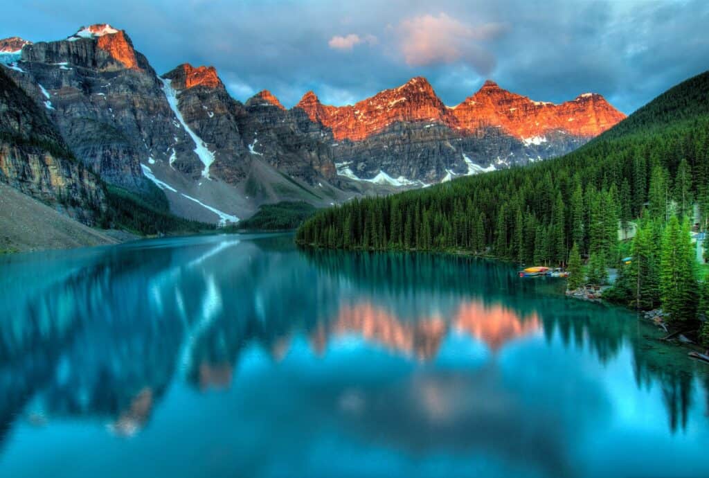 the heart of the Canadian Rocky Mountains