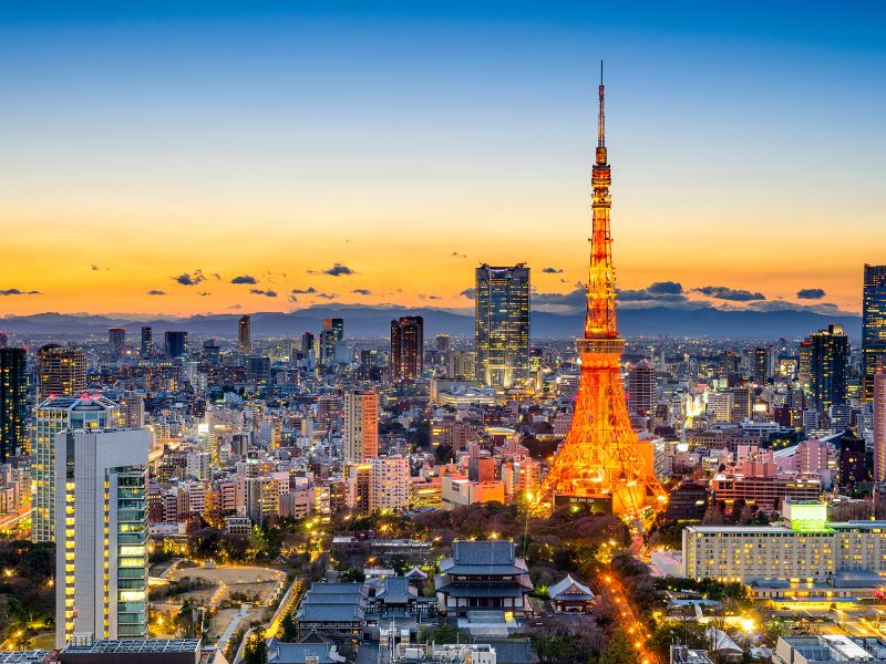 Tokyo skyline