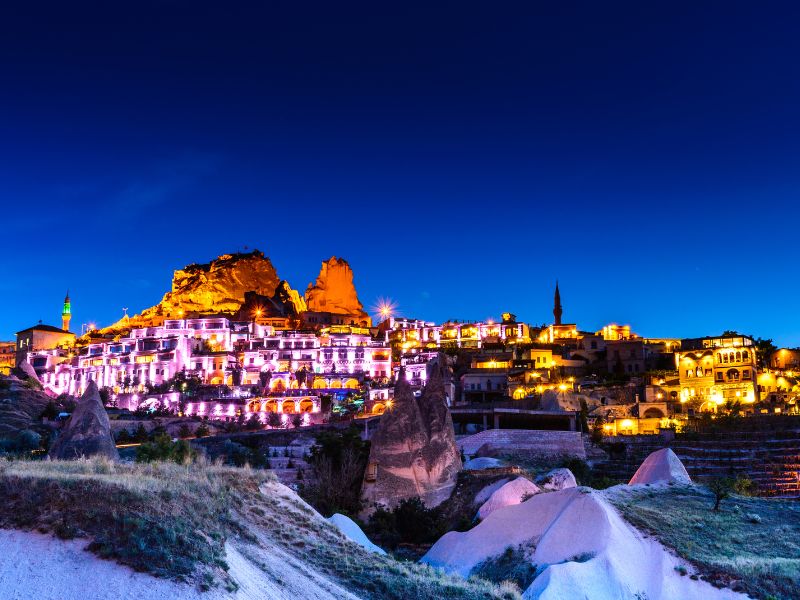 Uchisar castle Capadoccia