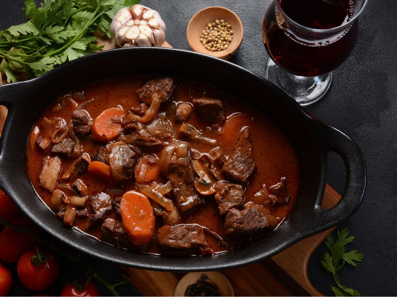 Traditional Bœuf bourguignon Recipe