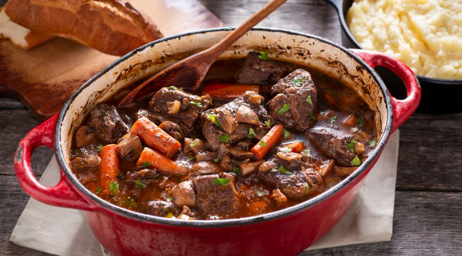 Traditional Bœuf bourguignon Recipe