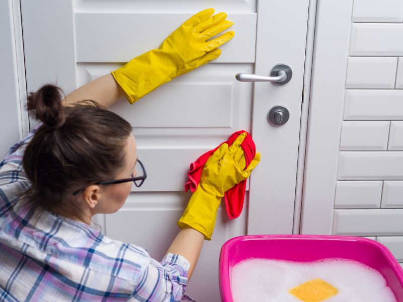 Cleaning Door