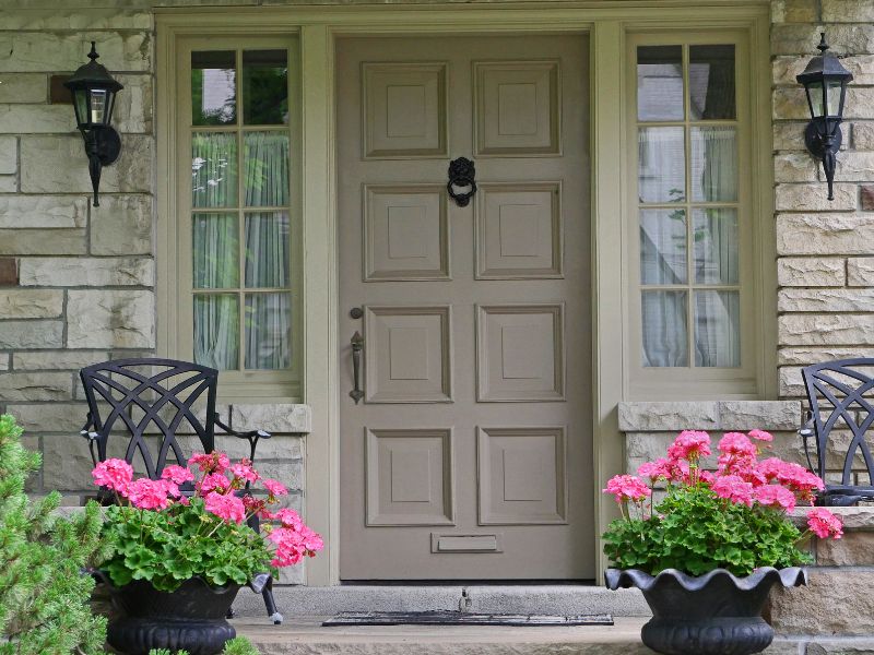 Wooden door