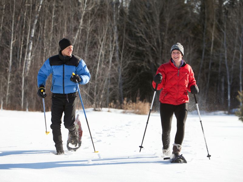 Snowshoeing