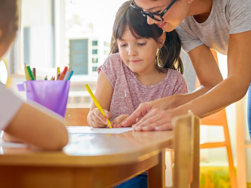 Child drawing