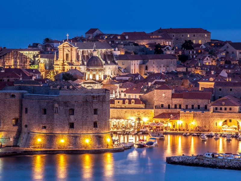 Dubrovnik at night