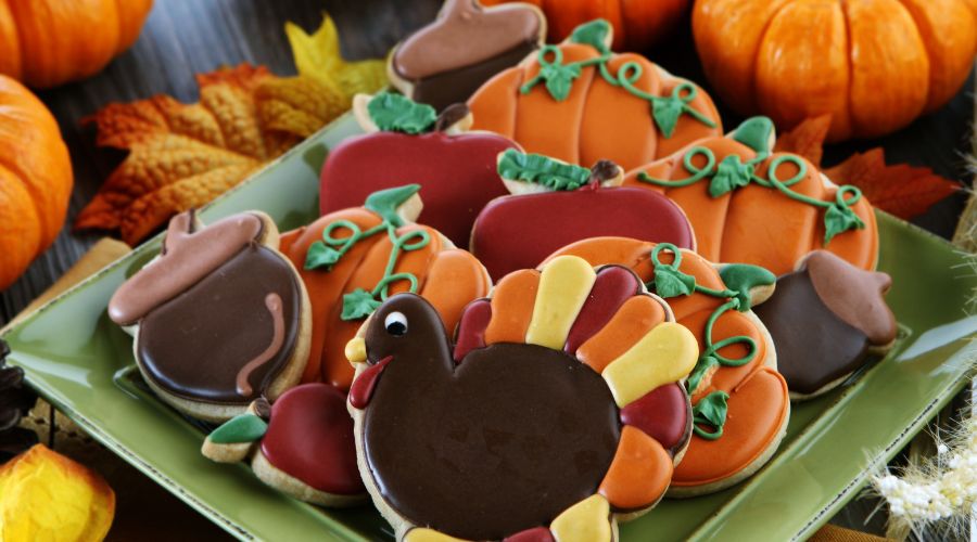 Chocolate turkey cookies