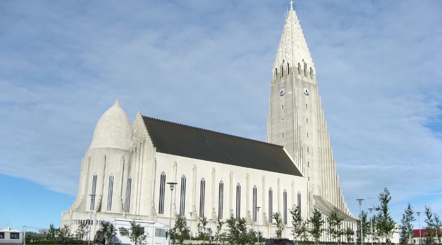 Hallgrimskirkja church in Reykavik