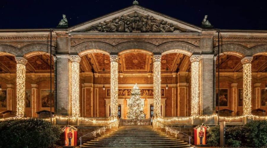 The historic pump room Baden Baden