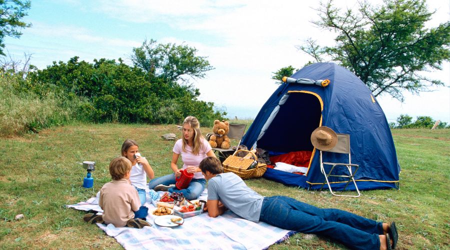 Family camping