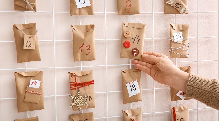 DIY advent calendars are one of the Creative crafts to make Christmas more magical