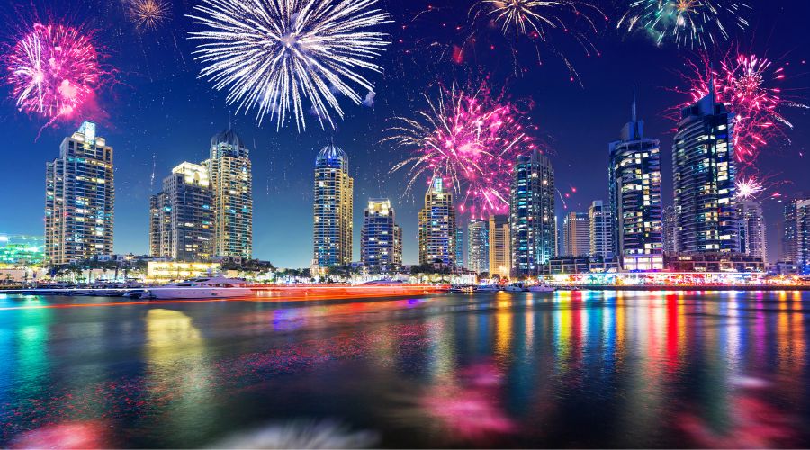 The Ten Best Places to celebrate New Year 2025.