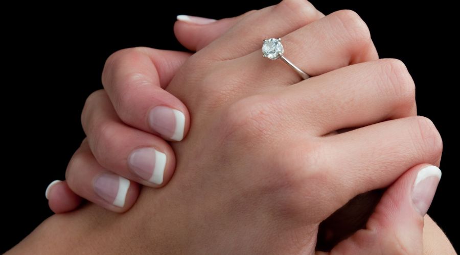 An engagement ring is a symbol of tradition and romance 