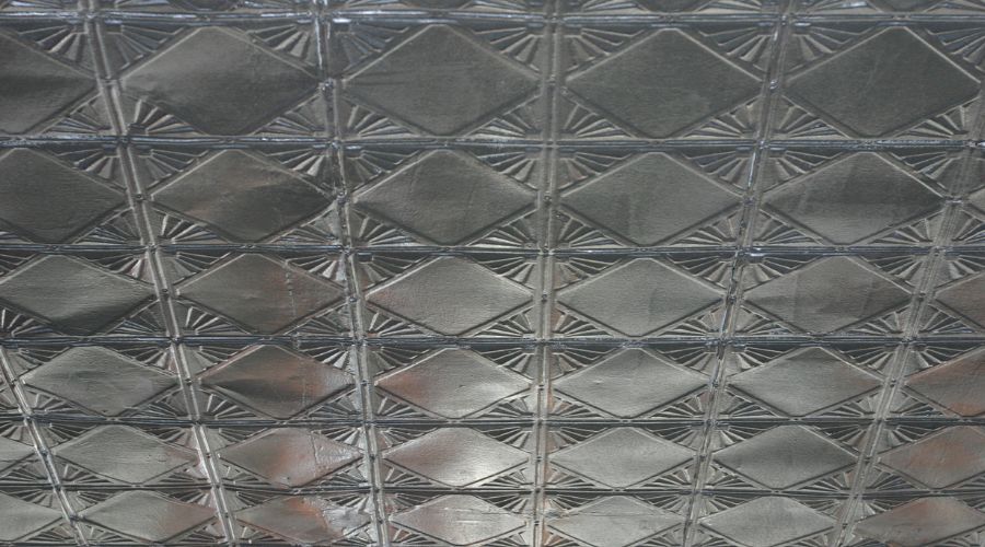 Silver tin ceiling