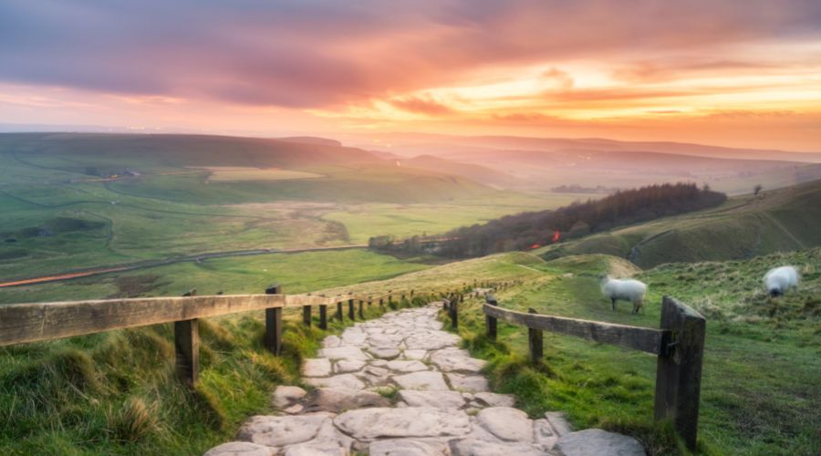 Mam Tor in the Peak District, Yorkshire