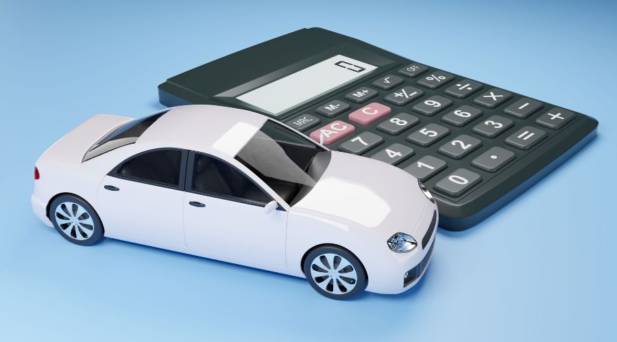 Car and calculator